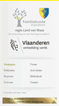 Mobile Screenshot of familiekunde-landvanwaas.be